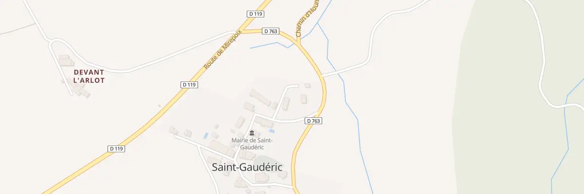 Plan du 44 Pradaille à Saint-Gaudéric