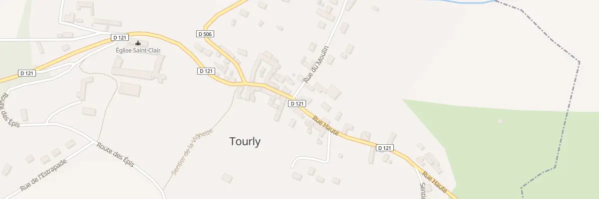 Plan du 14 Rue Haute à Tourly