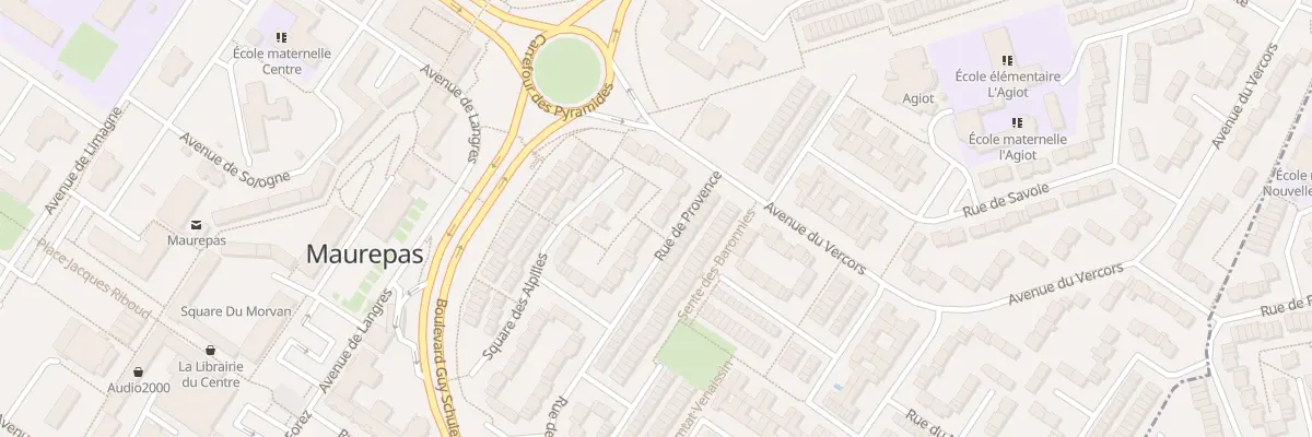 Plan du 55 Rue de Provence à Maurepas