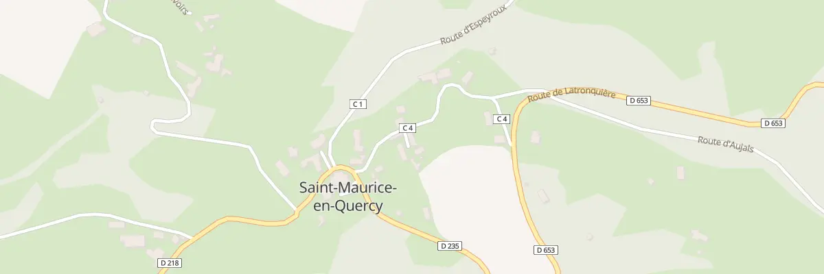 Plan du 5014 Saint Maurice à Saint-Maurice-en-Quercy