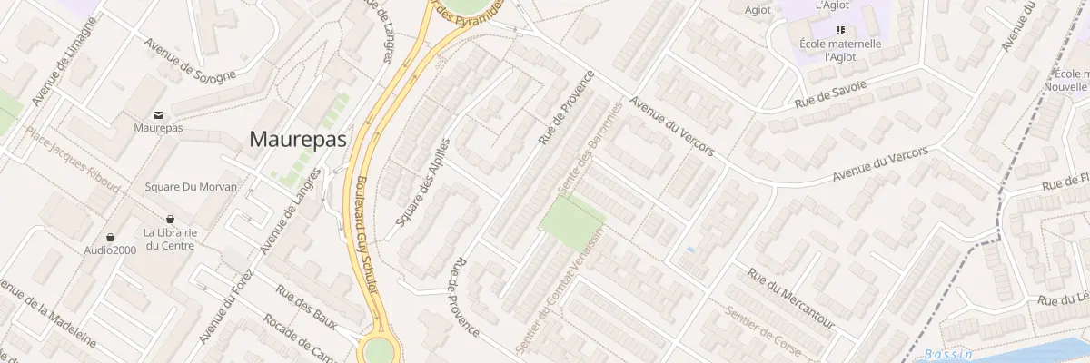 Plan du 70 Rue de Provence à Maurepas