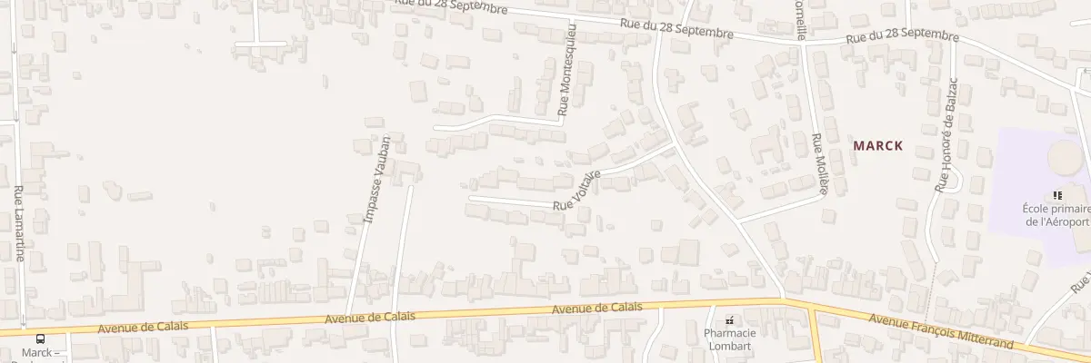 Plan du 112 Rue Voltaire à Marck