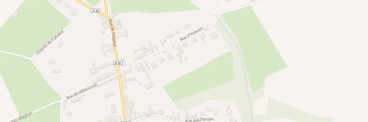Plan du 4 Rue d’Yvrench à Saint-Riquier