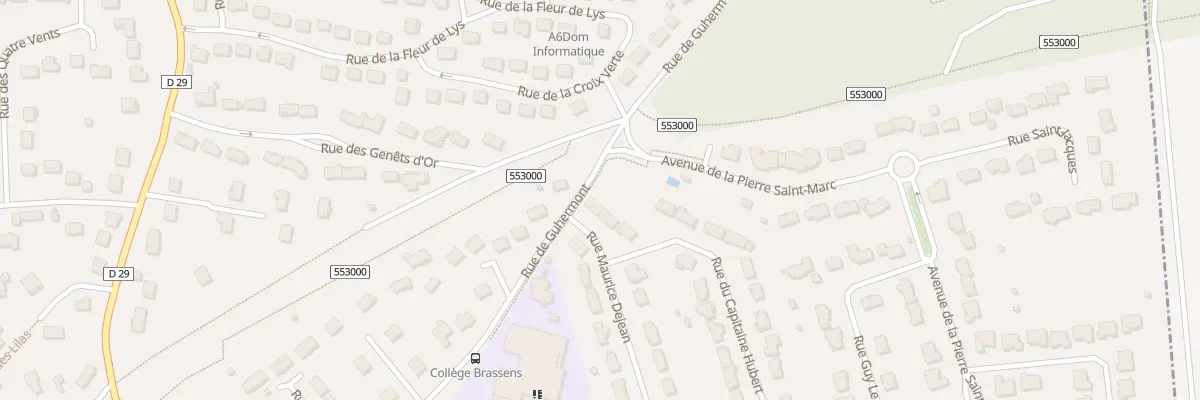 Plan du 1 Rue Maurice Dejean à Saint-Arnoult-en-Yvelines