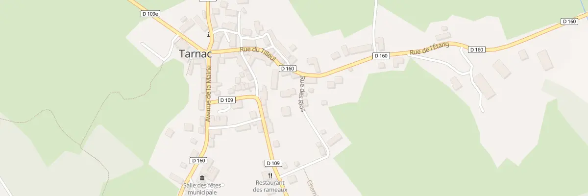 Plan du 5379 Le Bourg à Tarnac