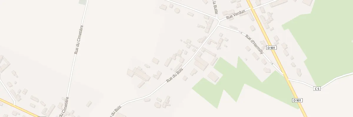 Plan du 17 Rue du Bois à Thieulloy-l’Abbaye