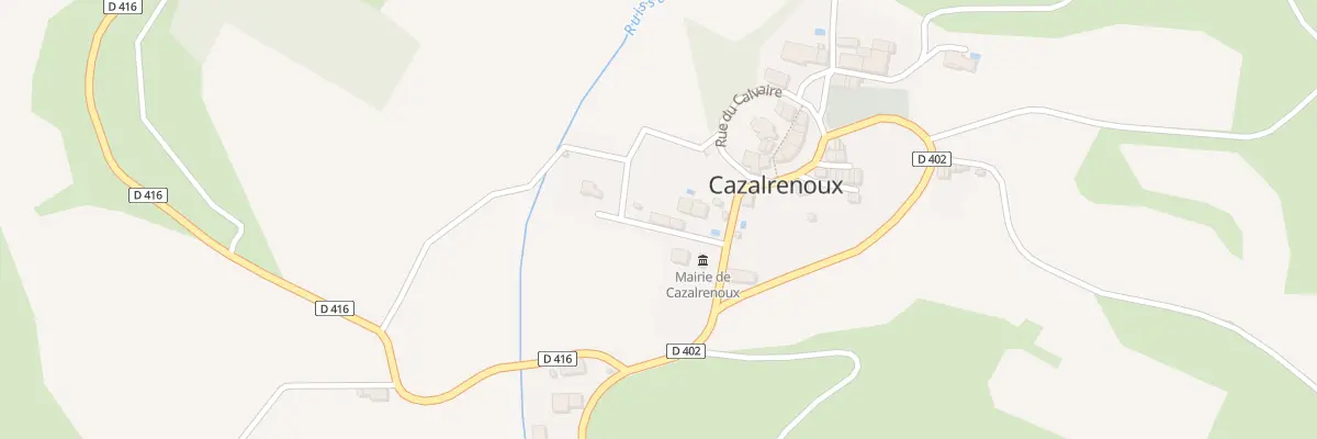 Plan du 18 Le Village à Cazalrenoux