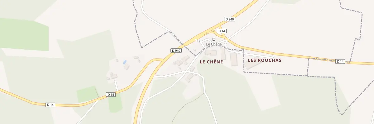 Plan du 2 Le Chene à Jouillat