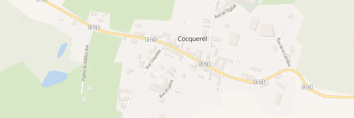 Plan du 12 Rue d’Abbeville A Cocquerel à Cocquerel