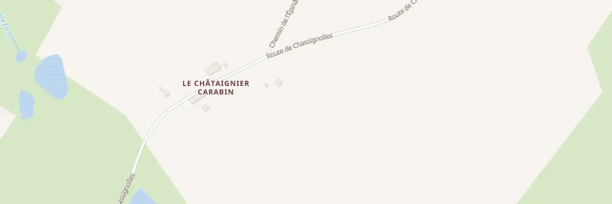 Plan du 1 Le Chataignier Carabin au Magny