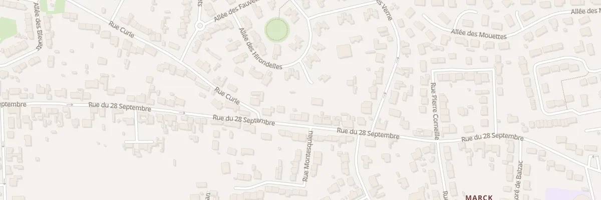 Plan du 504 Rue du 28 Septembre à Marck