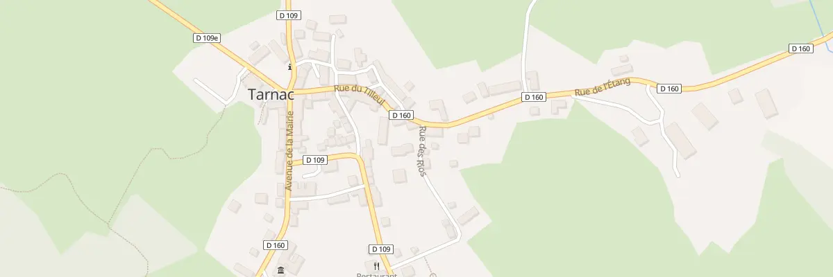 Plan du 22 Rue du Tilleul à Tarnac