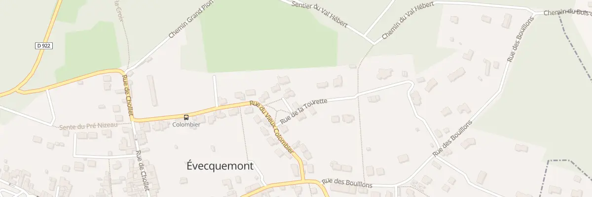 Plan du 4 Pl du Beau Site à Évecquemont