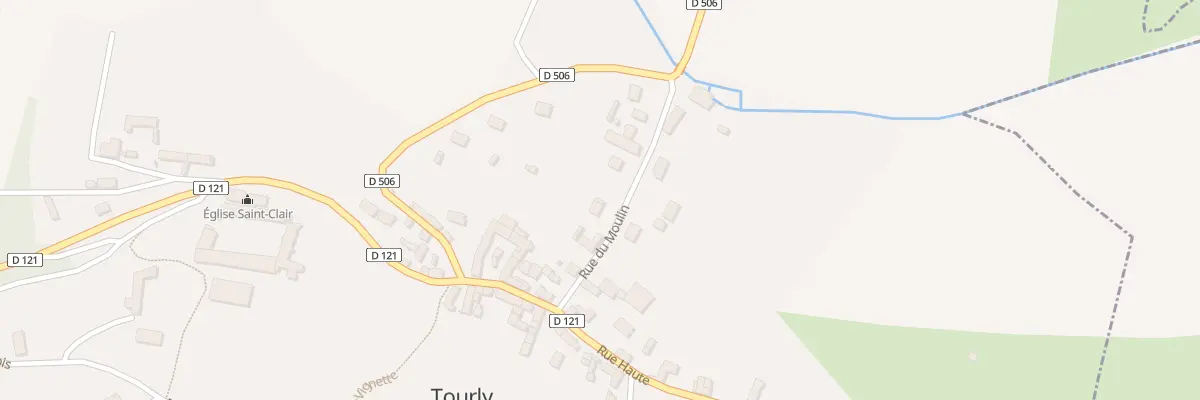 Plan du 5 Rue du Moulin à Tourly
