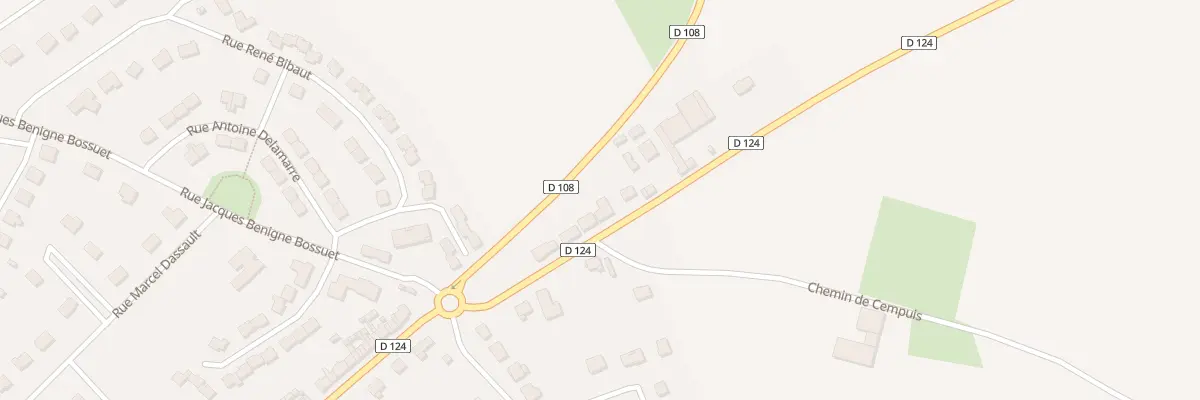 Plan du 9 Rte de Sommereux à Grandvilliers