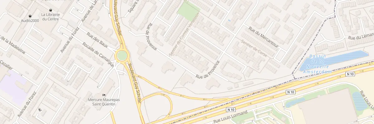 Plan du 28 Rue de Provence à Maurepas