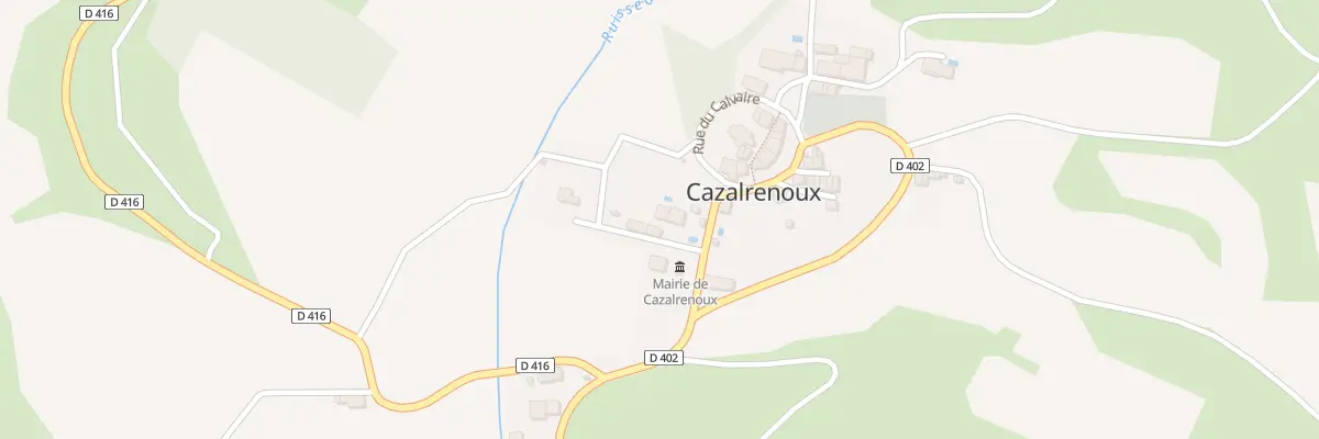 Plan du 17 Le Village à Cazalrenoux
