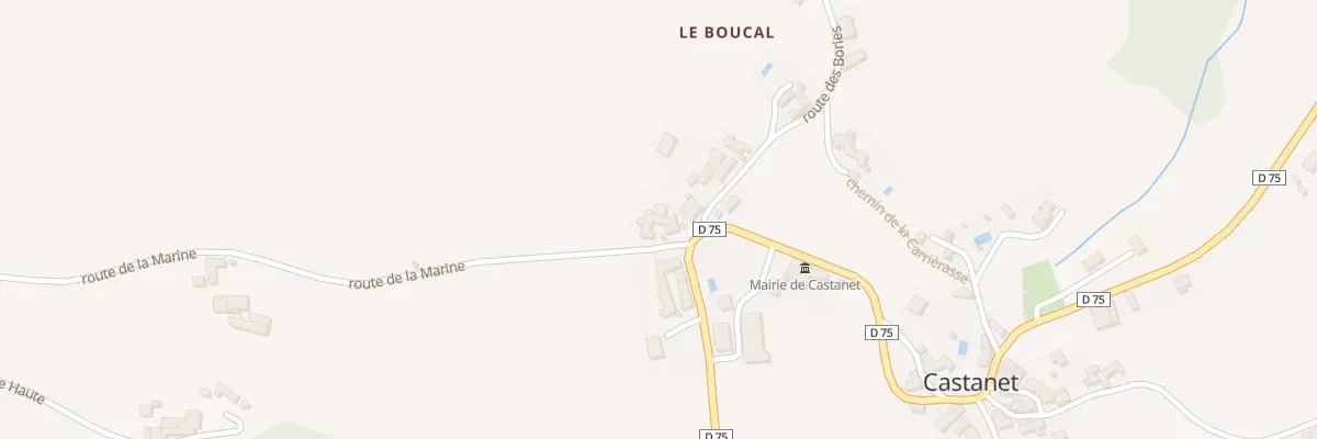 Plan du 5004 Le Boucal à Castanet
