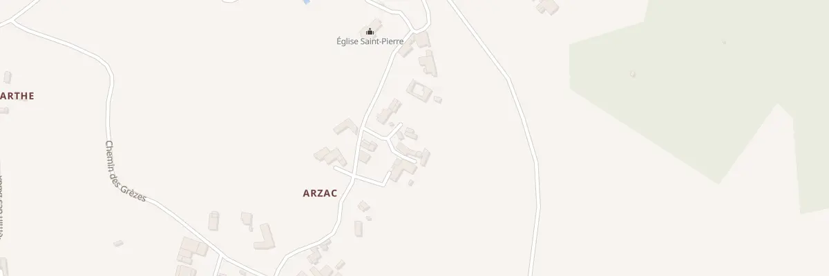 Plan du 1560 Rte d’Arzac à Cahuzac-sur-Vère