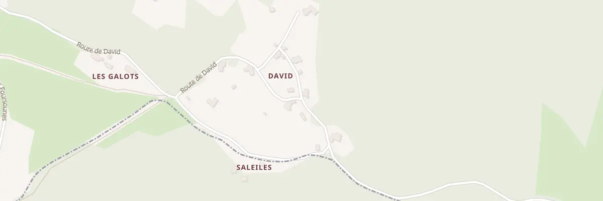 Plan du 5039 David au Bouyssou