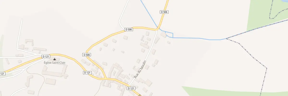 Plan du 7 Rue du Moulin à Tourly