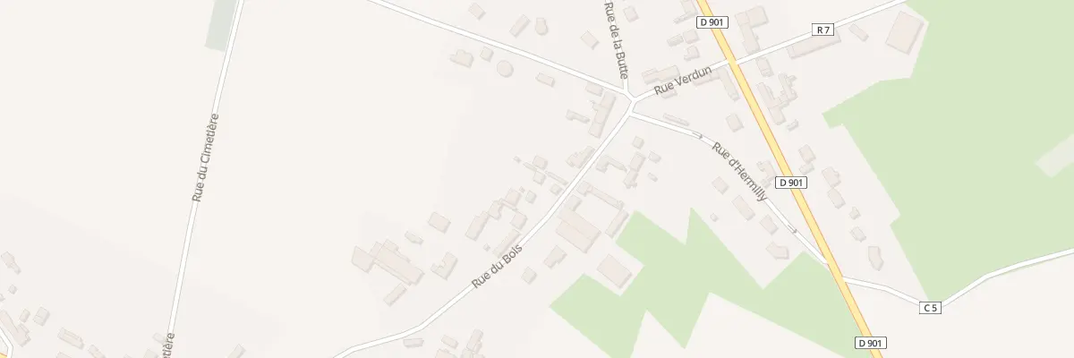Plan du 5072 Rue du Bois à Thieulloy-l’Abbaye