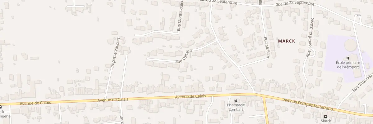 Plan du 77 Rue Voltaire à Marck