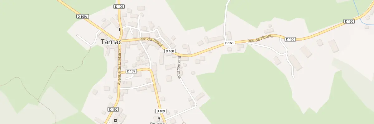 Plan du 6 Rue des Rios à Tarnac