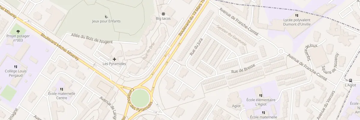 Plan du 84 Rue du Jura à Maurepas