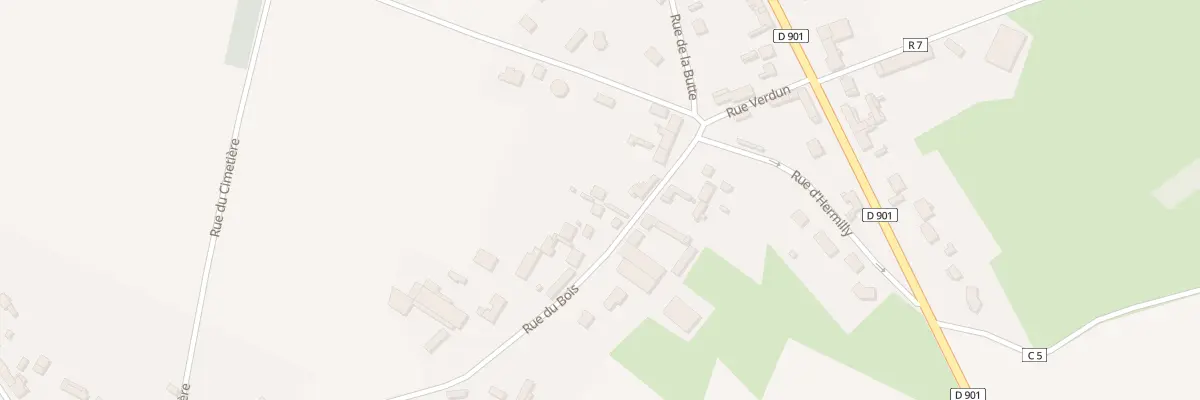 Plan du 5073 Rue du Bois à Thieulloy-l’Abbaye