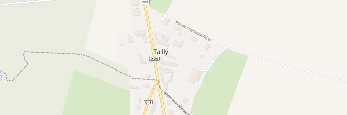 Plan du 7 Av du Mal Leclerc de Hauteclo à Tailly