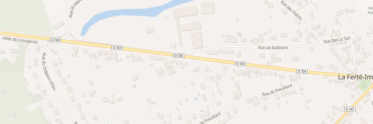 Plan du 67 Rue Nationale à La Ferté-Imbault