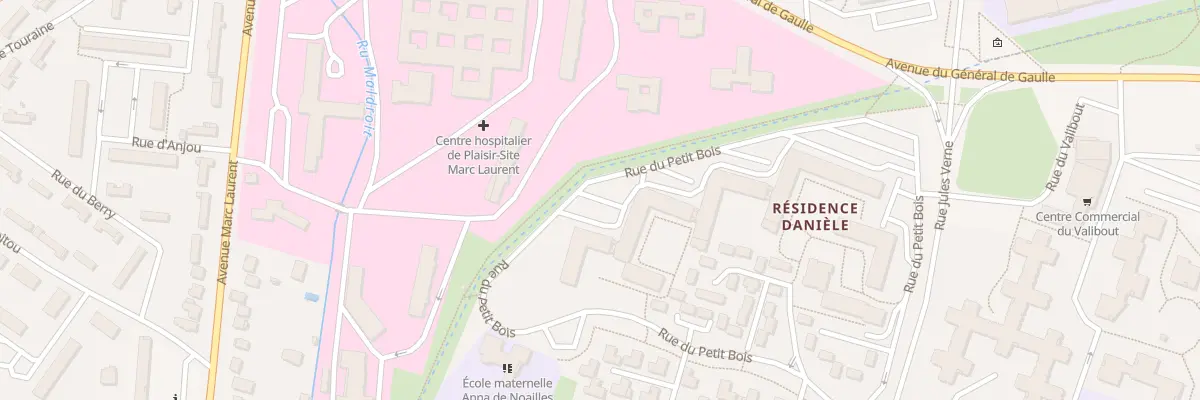 Plan du 84 Rue du Petit Bois à Plaisir