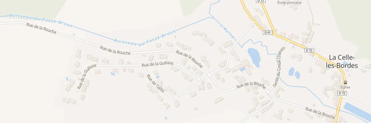 Plan du 4 Rue de la Guiloire à La Celle-les-Bordes