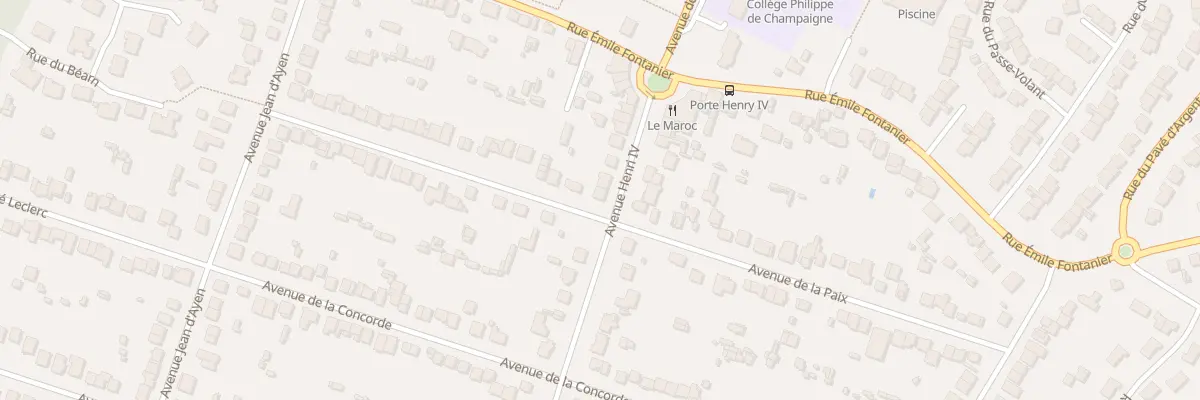 Plan du 46 Av de la Paix au Mesnil-Saint-Denis