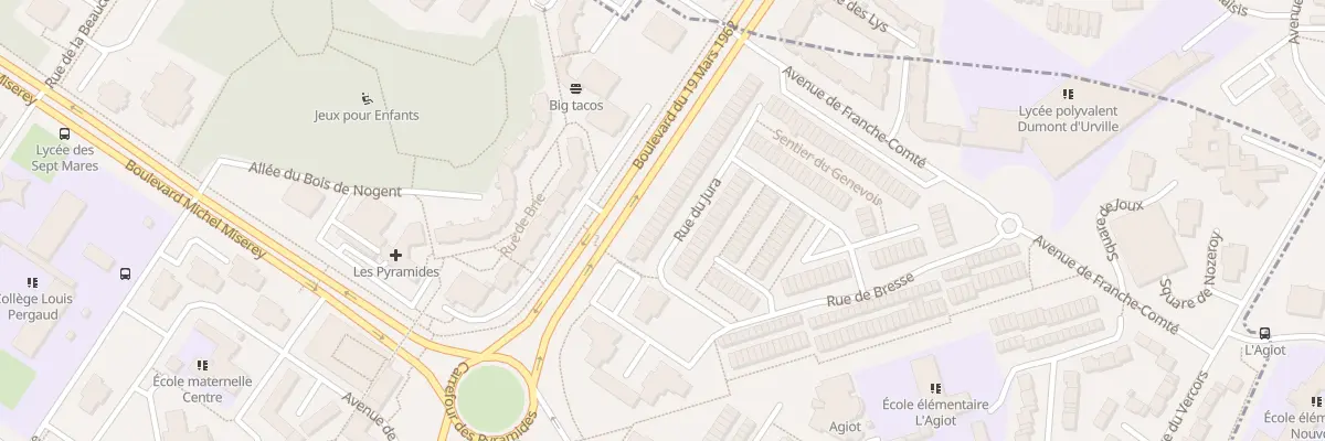 Plan du 72 Rue du Jura à Maurepas
