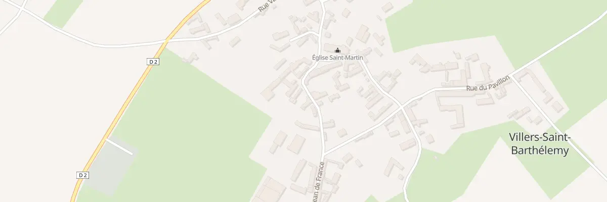 Plan du 270 Rue Croix Jean de France à Villers-Saint-Barthélemy