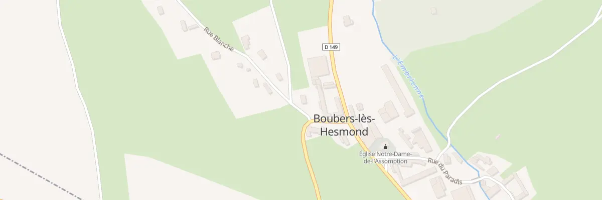 Plan du 2 Rue Blanche à Boubers-lès-Hesmond