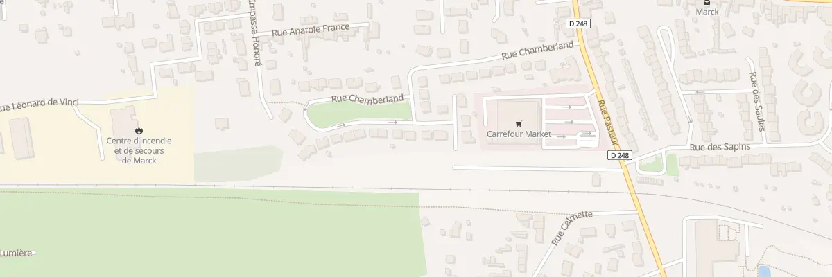 Plan du 464 Rue Chamberland à Marck