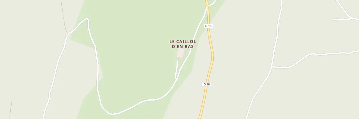 Plan du 588 Caillol de Bas à Bélesta