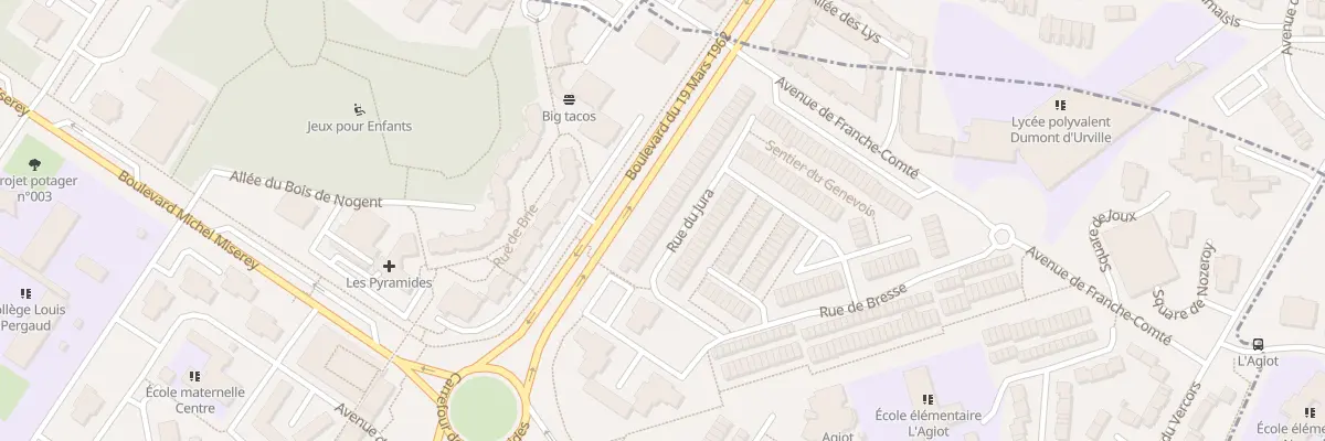 Plan du 68 Rue du Jura à Maurepas