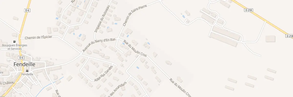 Plan du 2 Che du Moulin Cros à Fendeille