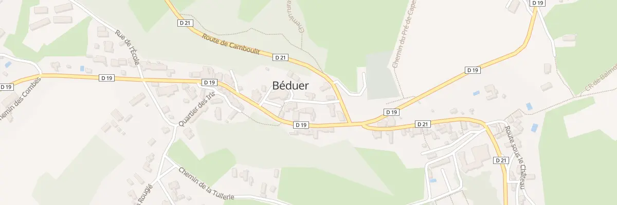Plan du 5019 Le Bourg à Béduer