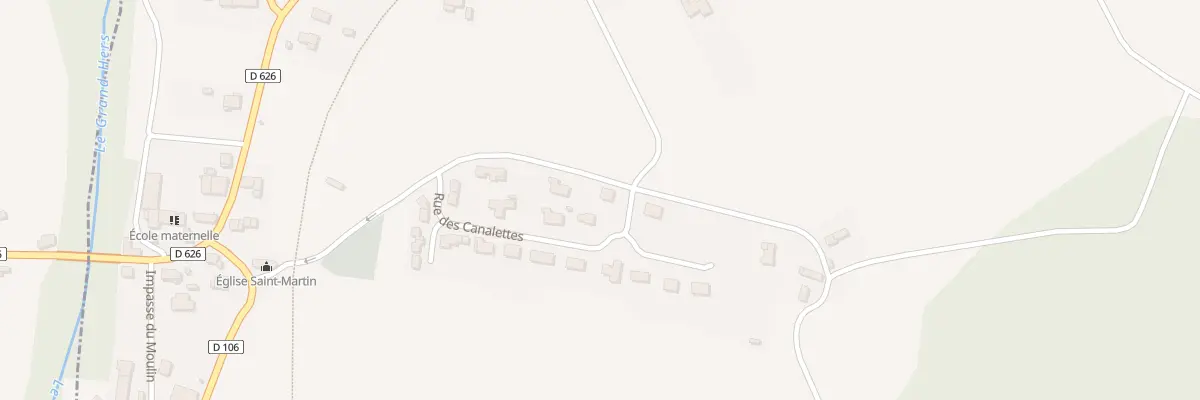 Plan du 1 Rue des Canalettes à Moulin-Neuf