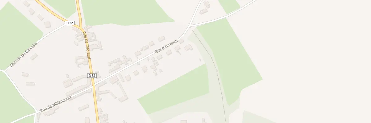 Plan du 12 Rue d’Yvrench à Saint-Riquier