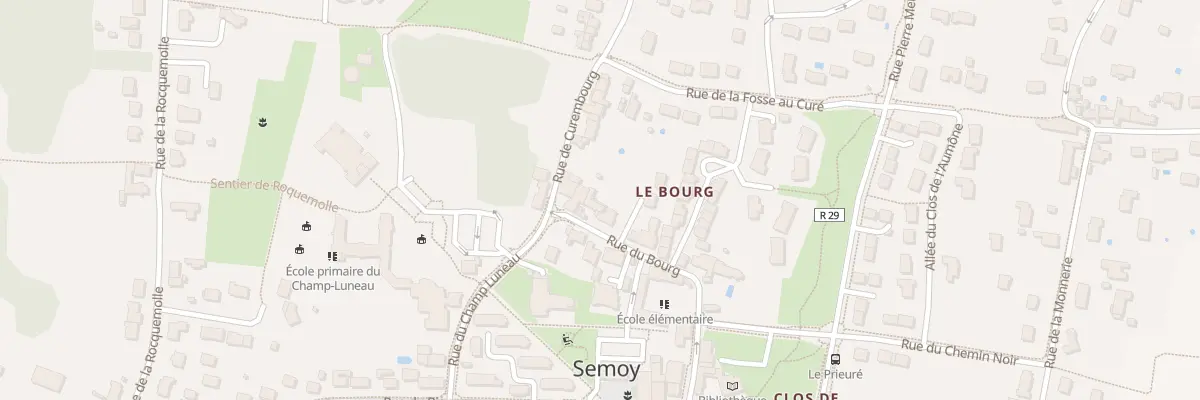 Plan du 208 Rue du Bourg à Semoy
