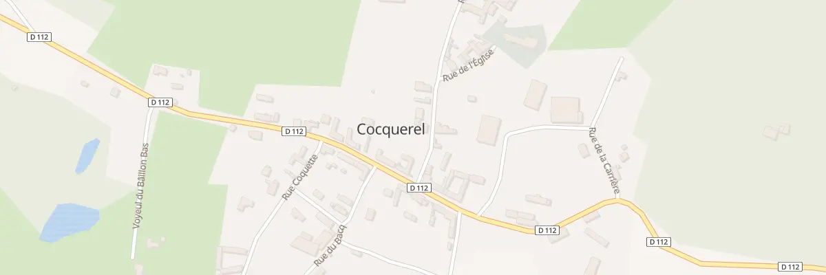 Plan du 1 Rue de Baillon Haut à Cocquerel
