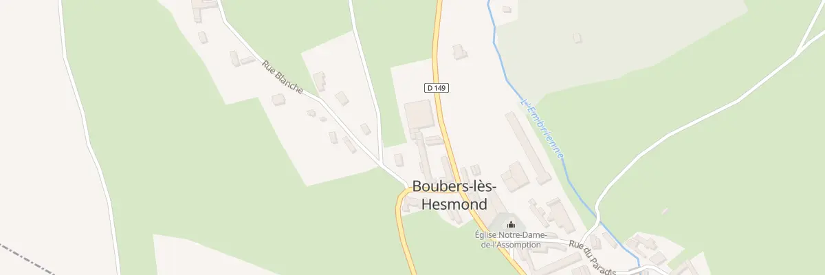 Plan du 7 Rte de Fruges à Boubers-lès-Hesmond