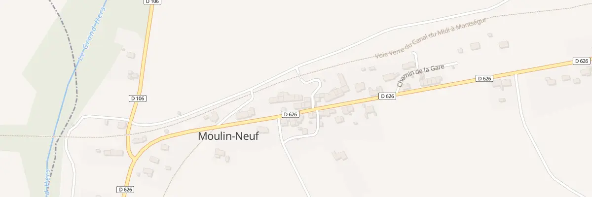 Plan du 33 Rte de Limoux à Mirepoix