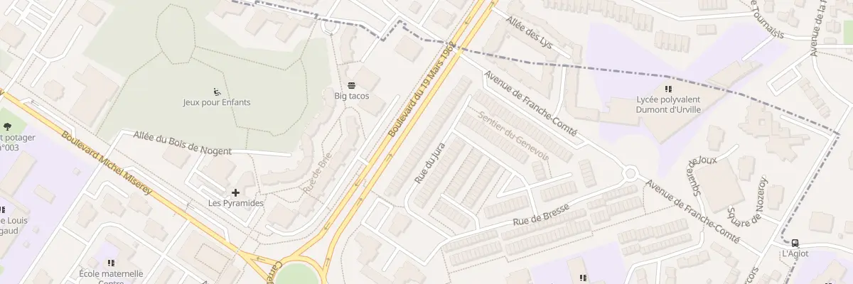 Plan du 56 Rue du Jura à Maurepas